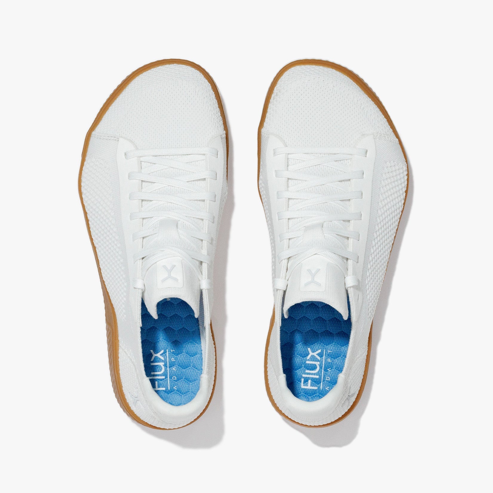 Adapt Knit Trainer - White/Gum — Flexible